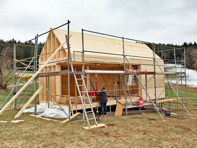 Rohbau Tiny Haus Kieninger Rohbau Tiny Haus Kieninger