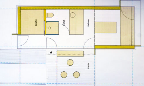Grundriss Tiny Ferienhaus Naturferien Schwarzwald